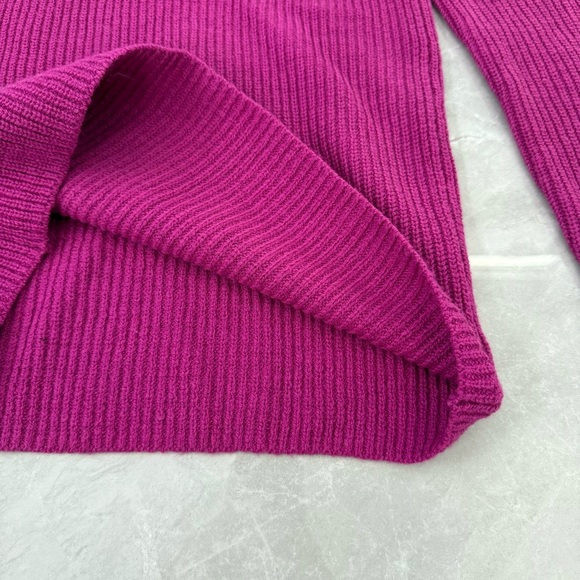 Women’s Talbots Ribbed Color Block Long Sleeve V-Neck Sweater XS - Picture 7 of 16